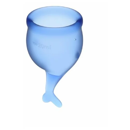 Satisfyer Komplet menstrualnih čašica Feel Secure, plavi
