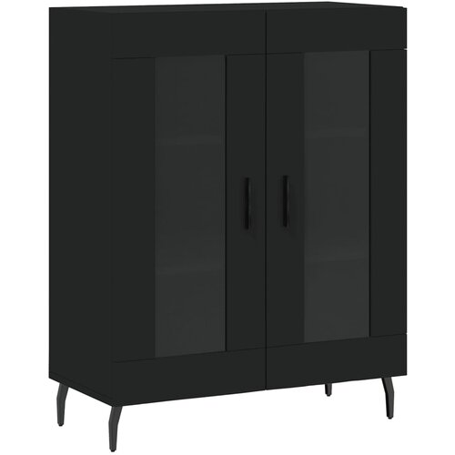 Maison Chic Komoda - Predalnik črna 69,5x34x90 cm inženirski les, (21715942) Slike