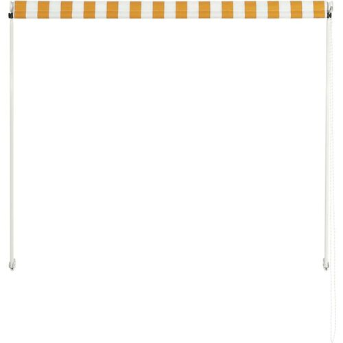  Tenda na uvlačenje 100 x 150 cm žuto-bijela Slike