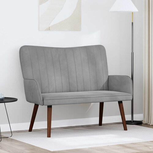SOFA za dvije osobe Svjetlosiva 115 x 61 x 87 cm Bar&amp;scaron;un Slike