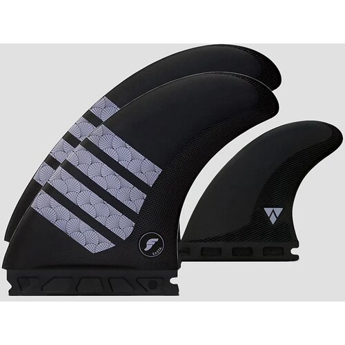 Futures Fins Twin Tri Rasta Alpha Fin Set black Cene