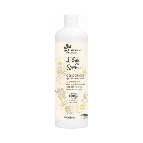 Fleurance Nature L&amp;#039;Eau des D&amp;eacute;lices gel za prhanje Citrus Fruits &amp;amp; White Flowers - 500 ml Slike