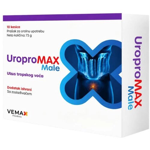 Vemax Pharma Vemx pharma Dodatak ishrani UroproMAX Male, 10 kesica Slike