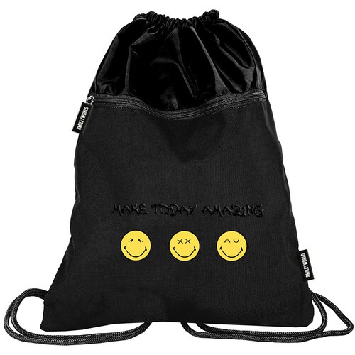  Torba za teretanu 46 x 37 cm BeUniq Smiley - crna Cijene