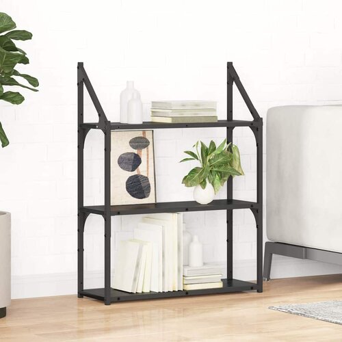 VidaXL Polica na zidu Crni hrast 60 x 21 x 78,5 cm Konstruirano drvo Slike