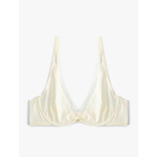 Koton Underwire Seamless Bra with Lace Detail Cene