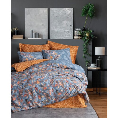  alekra - mustard mustard ranforce double quilt cover set (de) Cene