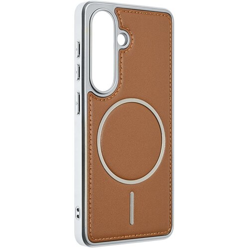  Maska za Samsung Galaxy S26 braon Magsafe Urban Leather Slike