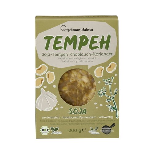 Tempehmanufaktur Tempeh česen-koriander, bio Cene