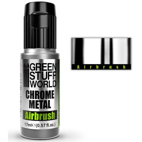 Green Stuff World Chrome Paint Airbrush 17ml | Hrom boja za airbrush Cene