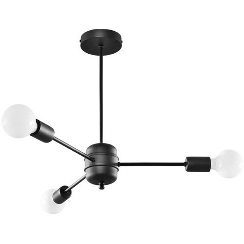  Sollux SL.1021 - Luster na stalku LANGO 3xE27/60W/230V crna Cene