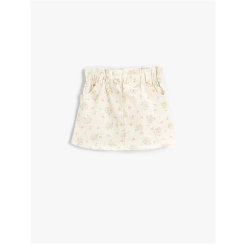 Koton Floral Patterned Skirt Cotton Slike