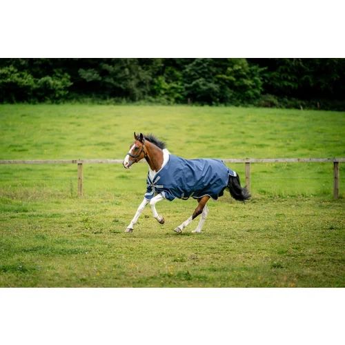 Horseware Ireland Pregrinjalo Amigo 1200D Wug Turnout 150 g, Navy/Titanium Grey & Silver - 140 cm