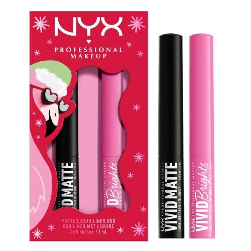 NYX Professional Makeup Fa La La L.A. Land Vivid Matte Liquid Liner Duo tuš za oči tekuće Cijene
