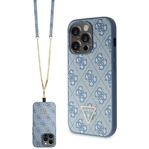 Guess HARDCASE OVITEK ZA IPHONE 14 PRO MAX 6.7 CROSSBODY BLUE 4G LOGO, (21834640) Cene