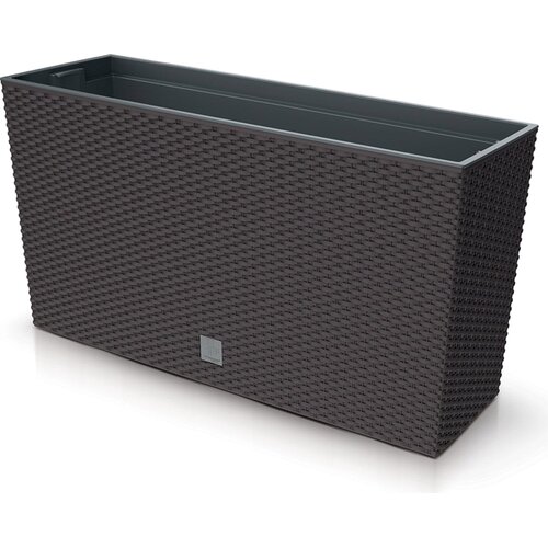 RATO Case M cvetlično korito 77 x 23,5 cm vključ. z zalivalnim sistemom - rjava Slike