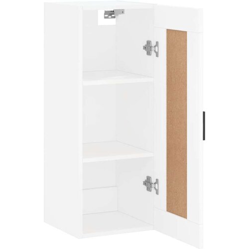 VidaXL Stenska omarica bela 34,5x34x90 cm inženirski les Slike