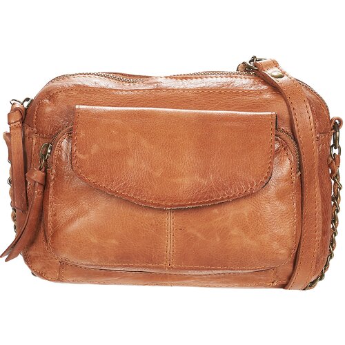 Pieces PCNAINA LEATHER CROSS BODY Smeđa Slike