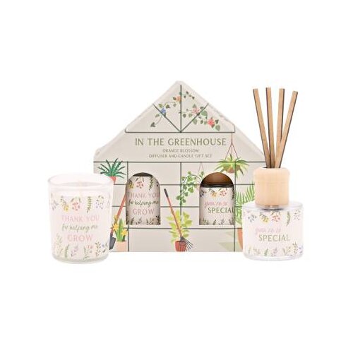 Widdop & Co. The Cottage Garden - Sveća i difuzer set - The Cottage Garden, Floral, Orange Blossom Cene