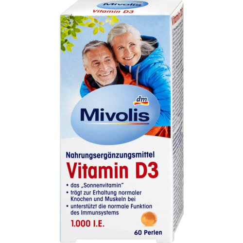 Mivolis Vitamin D3, 1000 IU 60 kom Cene