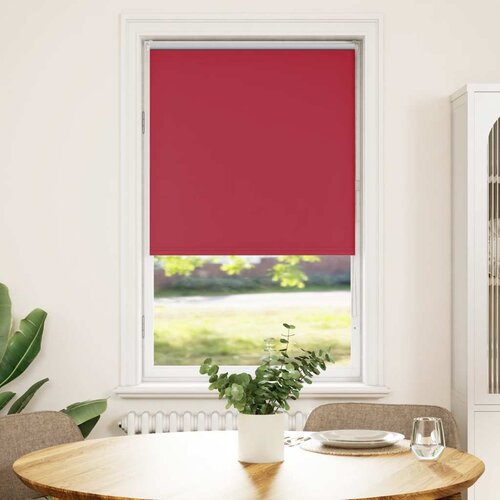 vidaXL Rolo zatemnjena rdeča 70x150 cm tkanina širina 65,7cm poliester Cene
