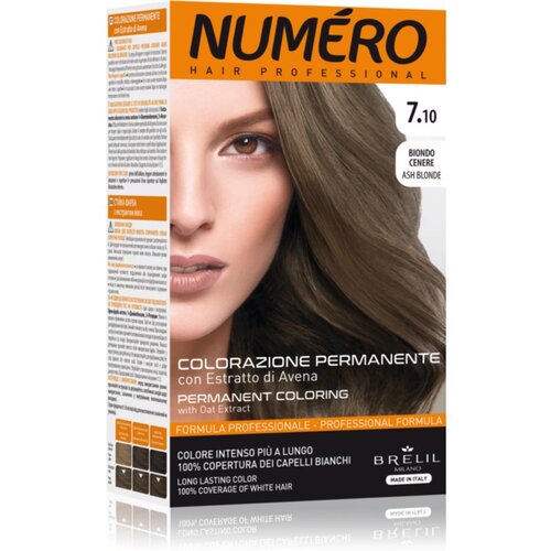 Brelil Numéro Permanent Coloring boja za kosu nijansa 7.10 Ash Blonde 125 ml Cijene