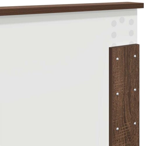  Okvir za krevet S LED lampica Smeđi hrast 120 x 190 cm - Smeđi hrast 120 x 190 cm Cene