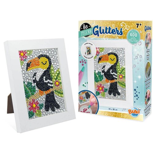 Buki France kreativni set za ustvarjanje fotografije s kristalčki glitters toucan Cene