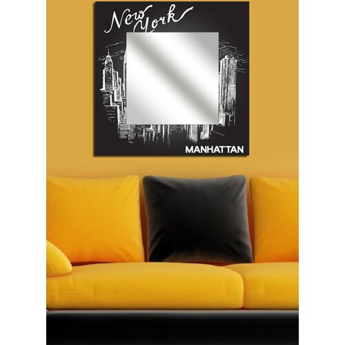 Wallity Ogledalo MA-25, 50x50 cm, Šareno Cene