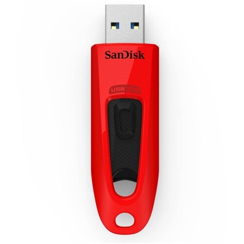San Disk USB DISK 64GB ULTRA RDEČA, 3.0, rdeč, brez pokrovčka Cene