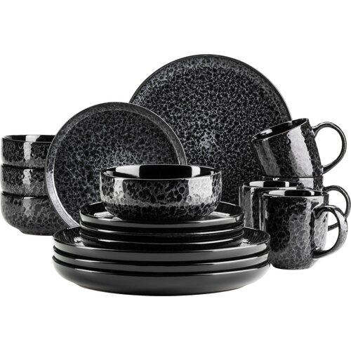 Mäser Filippa 16-delni jedilni servis, črn - 1 set Cene