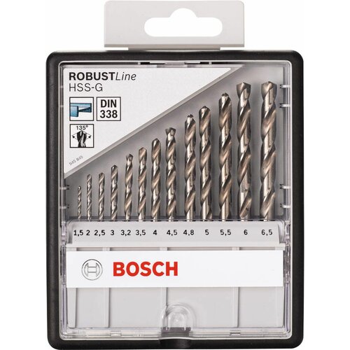 Bosch 13-delni Robust Line set HSS-G burgija za metal 2607010538 Slike