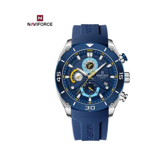 Naviforce nf8038 muški ručni sat kvarcni mehanizam plavi ( NF8038 PLAVI ) Slike