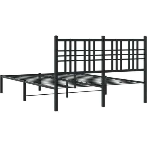  okvir za krevet s uzglavljem crni 135x190 cm Slike