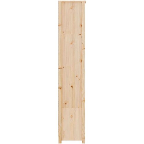 vidaXL Knjižna omara 80x35x183 cm trdna borovina Cene