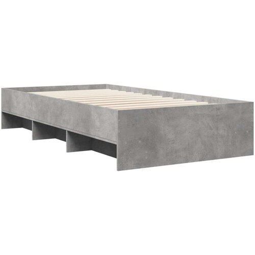 VidaXL Okvir kreveta boja betona 90x200 cm od konstruiranog drva Slike