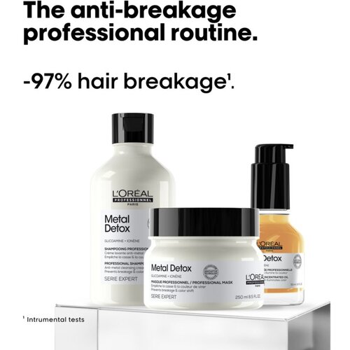 L&amp;acute;Or&amp;eacute;al Paris Serie Expert Metal Detox ekonomično pakiranje za o&amp;scaron;tećenu kosu Slike