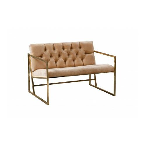 Atelier Del Sofa sofa dvosed oslo gold light brown Cene