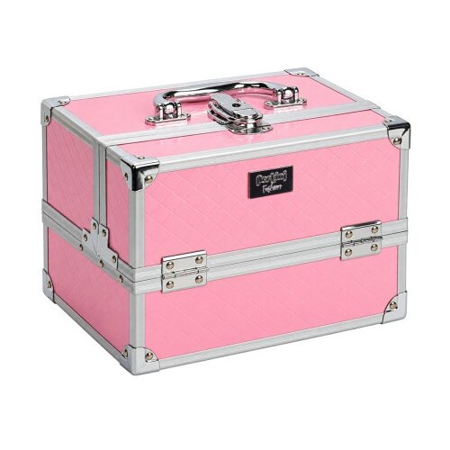  LUX Kofer za &amp;scaron;minku Pink quilted ( 1047026 ) Slike