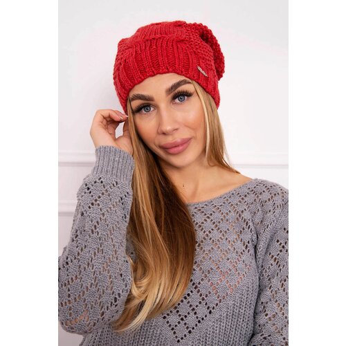 Kesi Cap with fleece Justyna K253 raspberry Slike