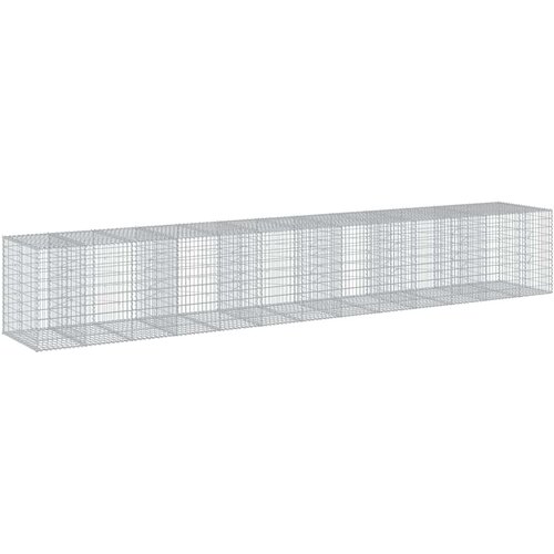  Gabionska ko&amp;scaron;ara s poklopcem 650x100x100 cm pocinčano željezo Slike