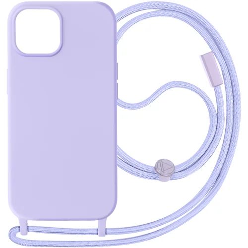 AVIZAR iPhone 15 Semi-Rigid Cord Case, serija Corda - vijolicna, (20886241)