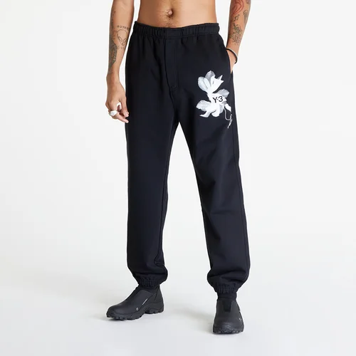 Y-3 Graphic French Terry Pants UNISEX Black