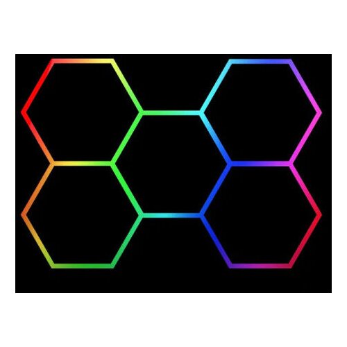 Xled Heksagonalna RGB LED cev, 5 segmenata, 12 V, 410 mm, 24 komada Cene