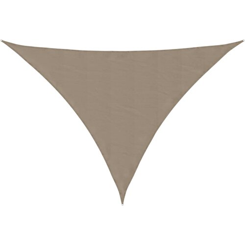 vidaXL Senčno jadro oksford blago trikotno 5x6x6 m taupe, (20965724) Cene