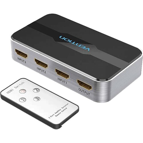 Vention HDMI Switch 3 In 1 Out Gray Metay Type Cijene