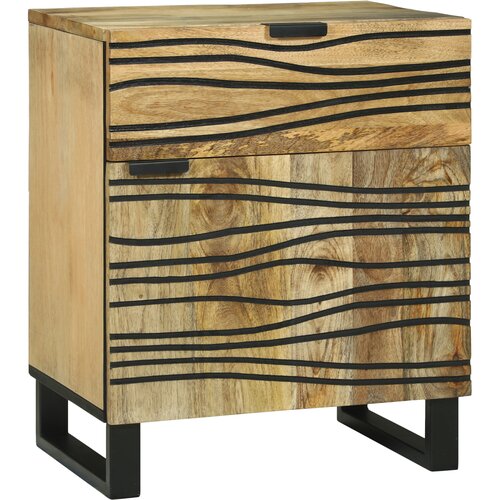 vidaXL Nočna omarica 50x33x60 cm Trdno mango les Cene