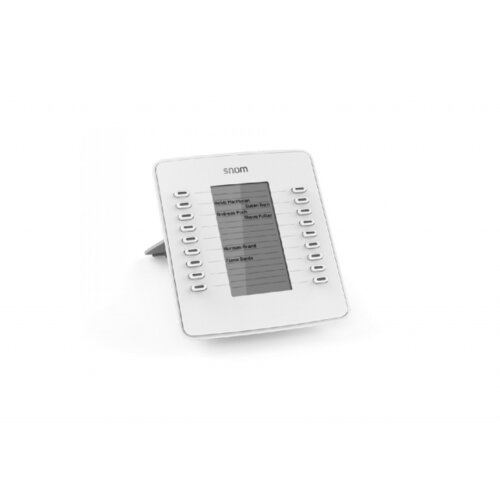 Snom konzola sa 18 tastera za telefone 15, 720, 725, 765 - D7 WHITE - USB, beli Slike