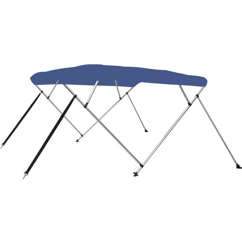 VidaXL bimini tenda s 4 loki modra 243x180x137 cm, (20770291) Slike