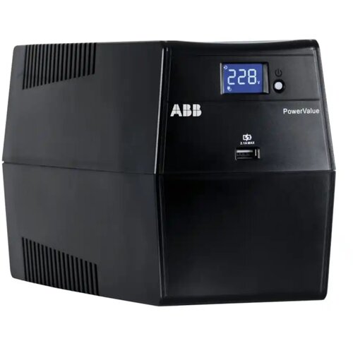 UPS ABB PowerValue 11LI Up 1000VA 600W/Simulated Sine Wave/6 x IEC 320 C13 USB i RS232 Cene